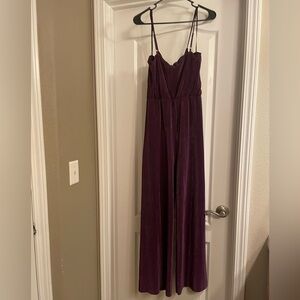 🆕 Forever 21 Purple Jumpsuit - L